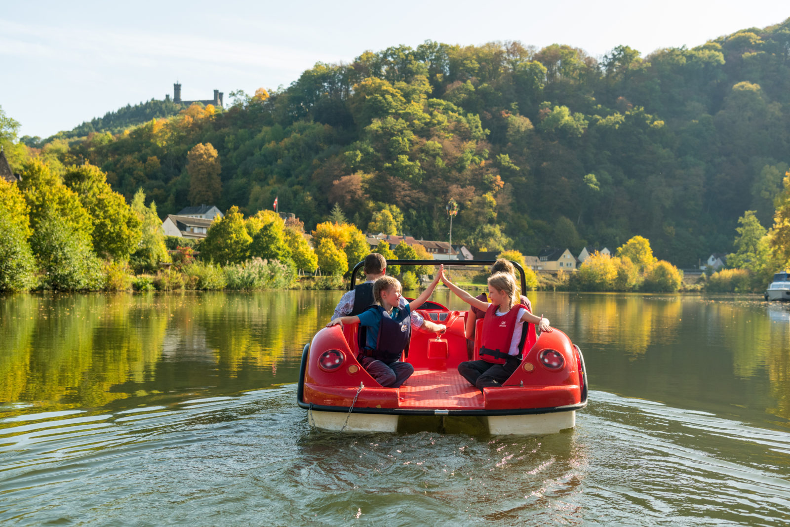 Tretbootfahren auf der Lahn 6